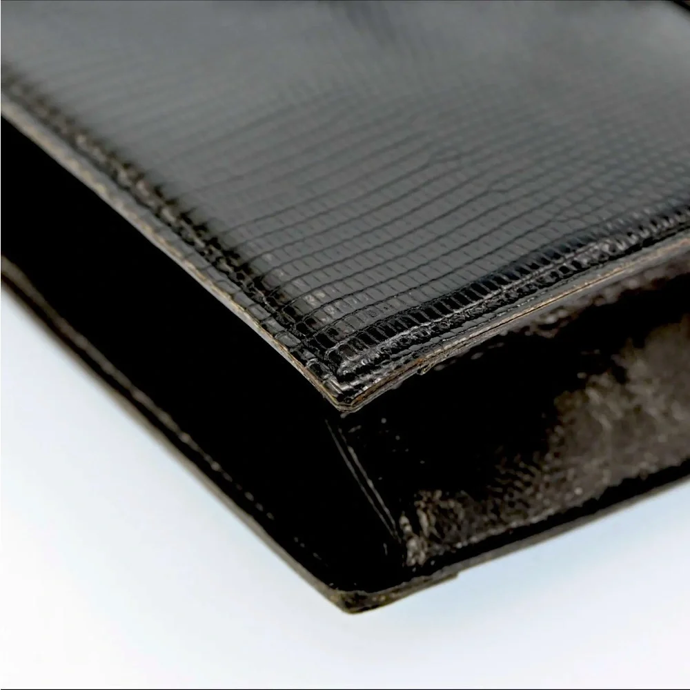 YVES SAINT LAURENT Vintage Shoulder Bag Leather Black w/cover bag P2407J602​​​ - Picture 5 of 16